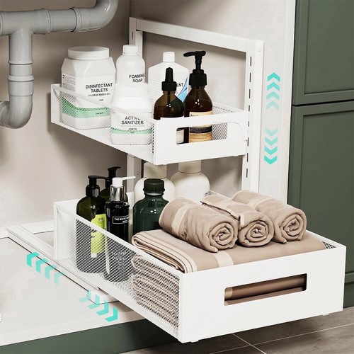 Tier pull out cabinet - 2-tier,