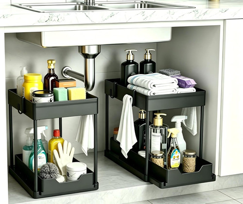 Under sink organizer pack - organizer, 2