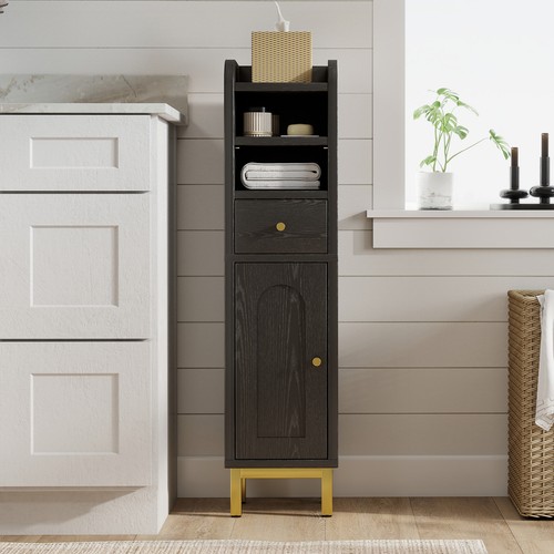 Floor cabinet bathroom storage - floor,