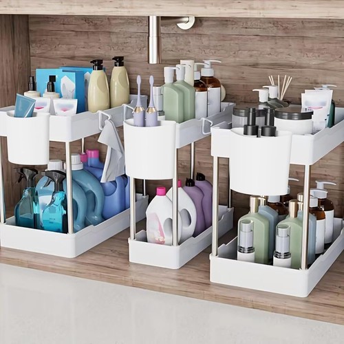 Pack under sink - sink, organizers