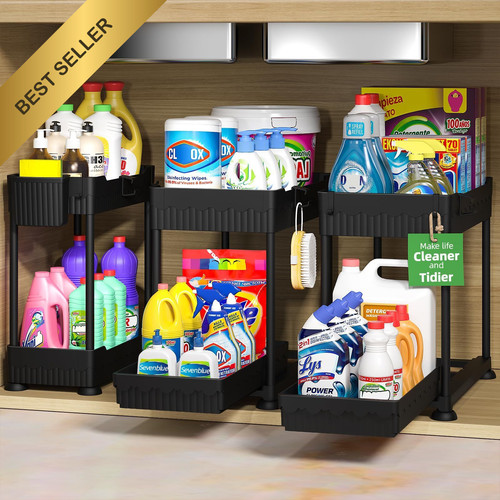 Pack under sink - sink, organizers