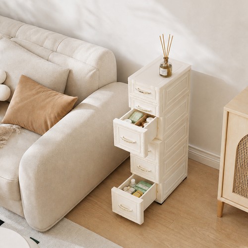 Cabinet tier white embossed - white,